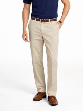 Men's Cremieux Performance 38 x 30 Pants Athleasure Golf Casual Pants Beige